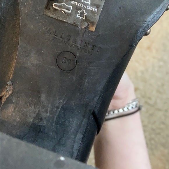 Allsaints Inez Studded Boots - 39 - Picture 9 of 9